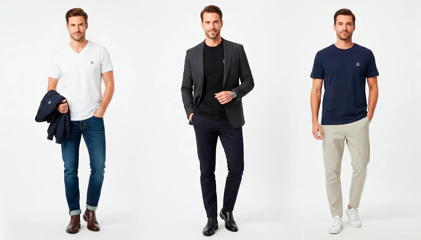 How to Style One Pima Cotton Shirt for Three Different New Year's Events