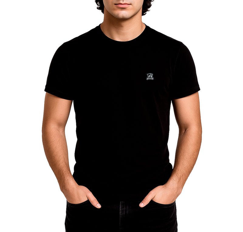 Men's Crew Neck T-Shirt - Bossy Black